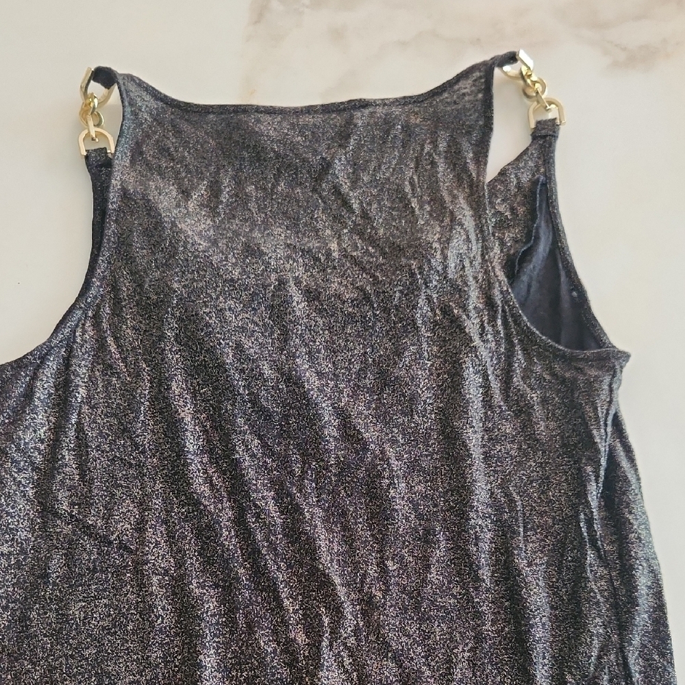 Elegant Black and Gold Women's Top - Picture 5 of 5